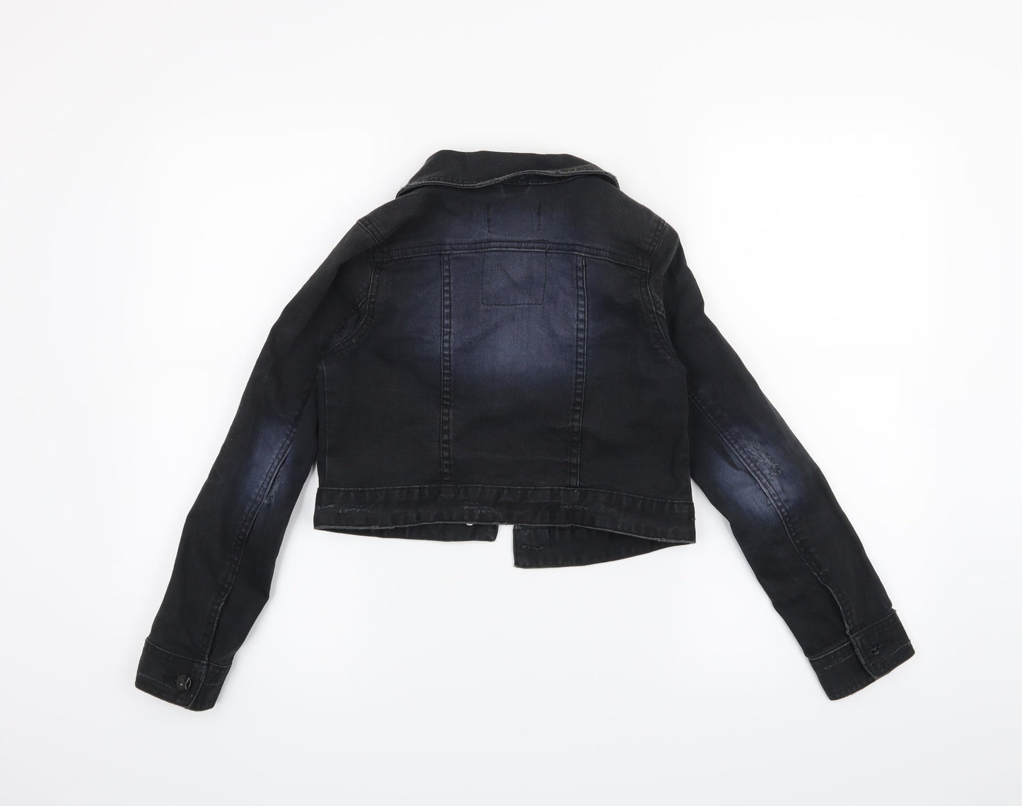 H&M Girls Black   Jacket  Size 11 Years