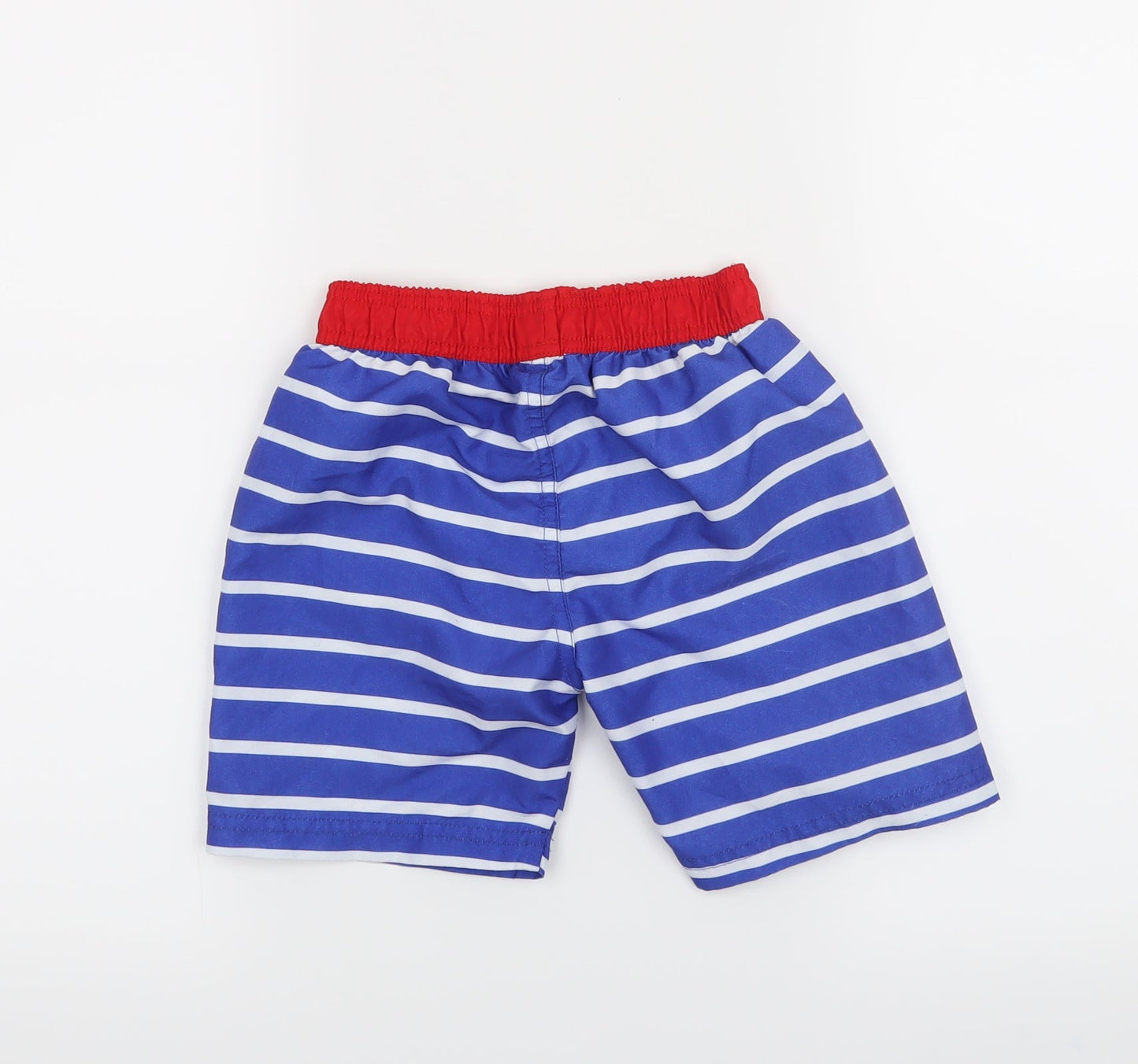 barnaby Boys Blue Striped  Sweat Shorts Size 5-6 Years