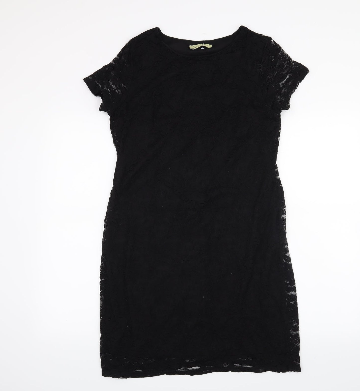 Innocence Womens Black Floral  A-Line  Size 10