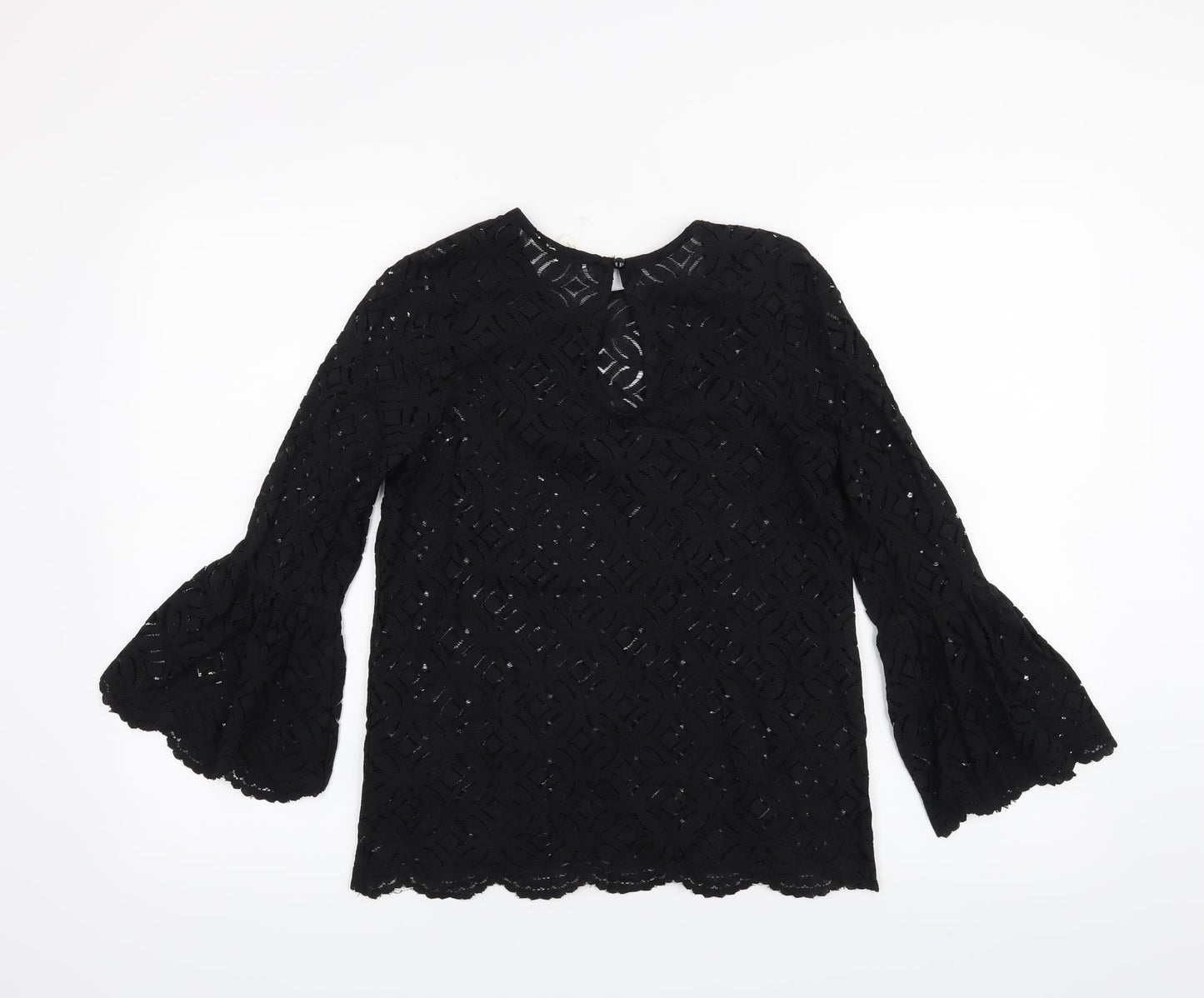 H&M Womens Black   Basic Blouse Size XS