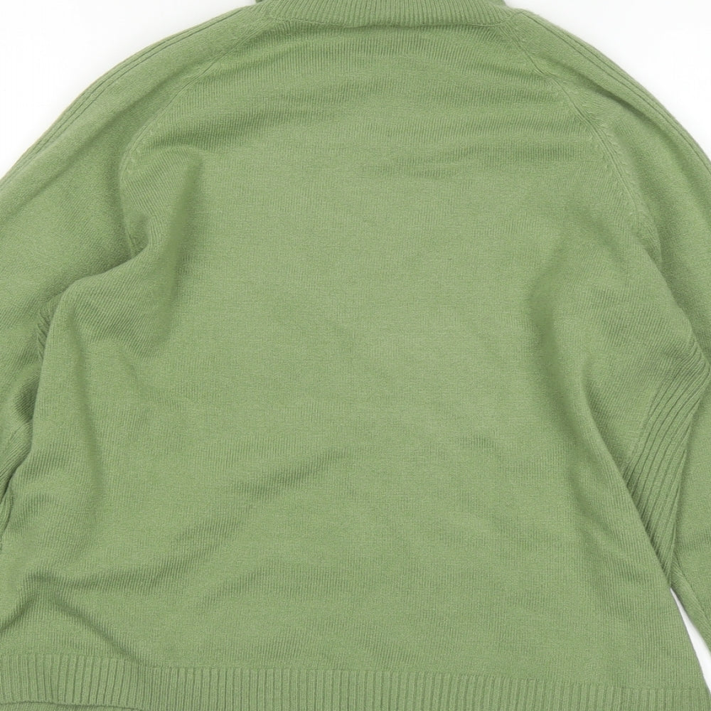 Filati Womens Green   Pullover Jumper Size XL