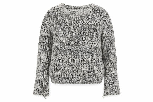 Front view of Brave Soul women’s black jumper, size M