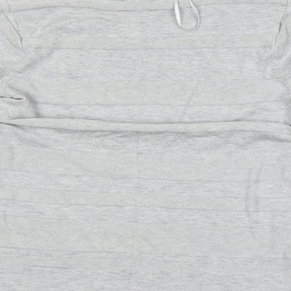 Brand and care label for BHS women’s grey basic t-shirt, size UK 16