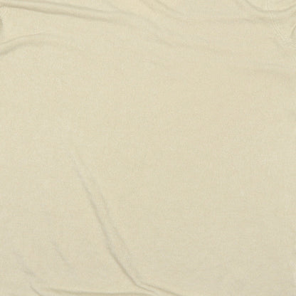 Brand and care label for TRUE women’s beige jumper, size UK 22