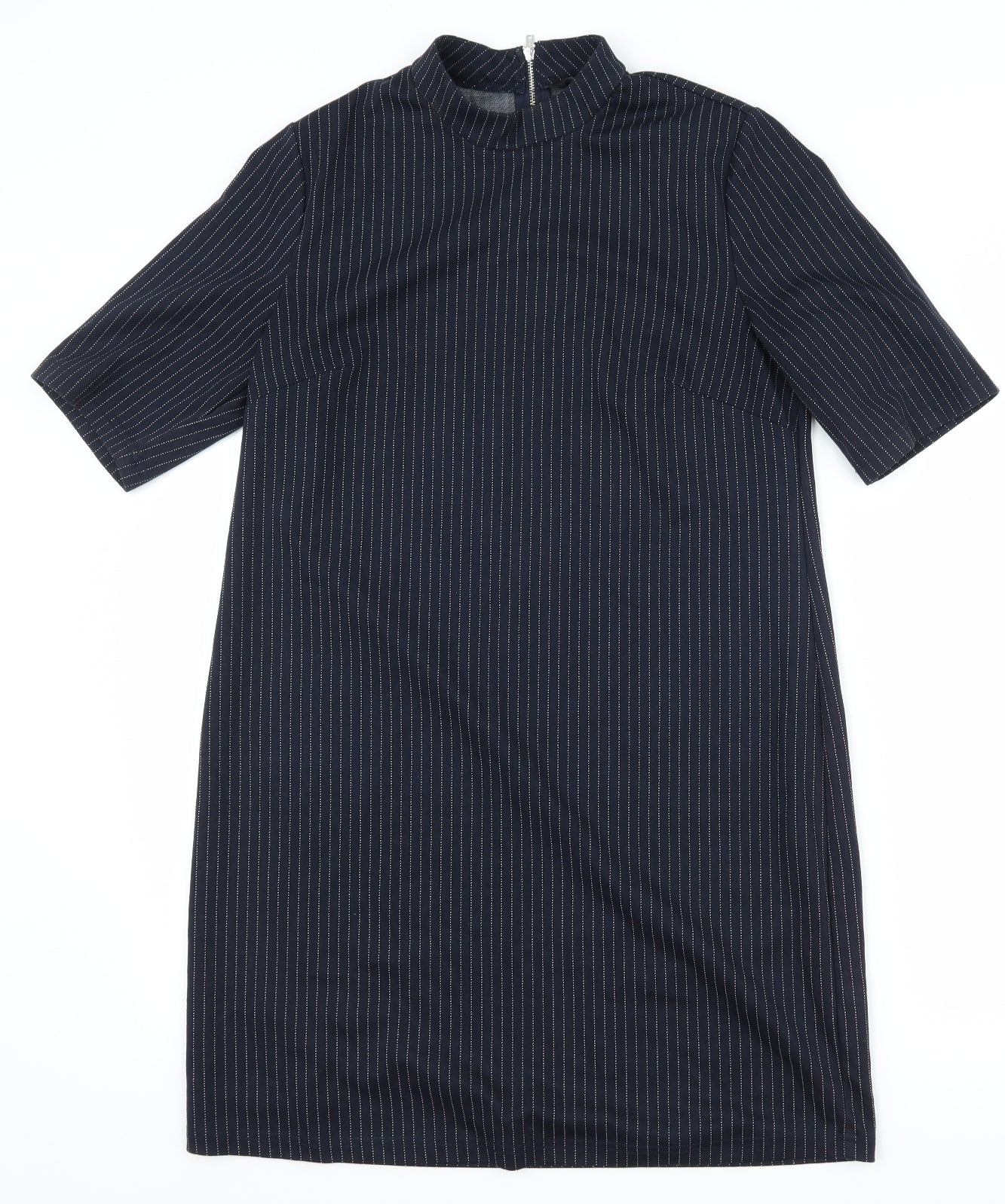 New Look Womens Blue Striped  Shift  Size 10