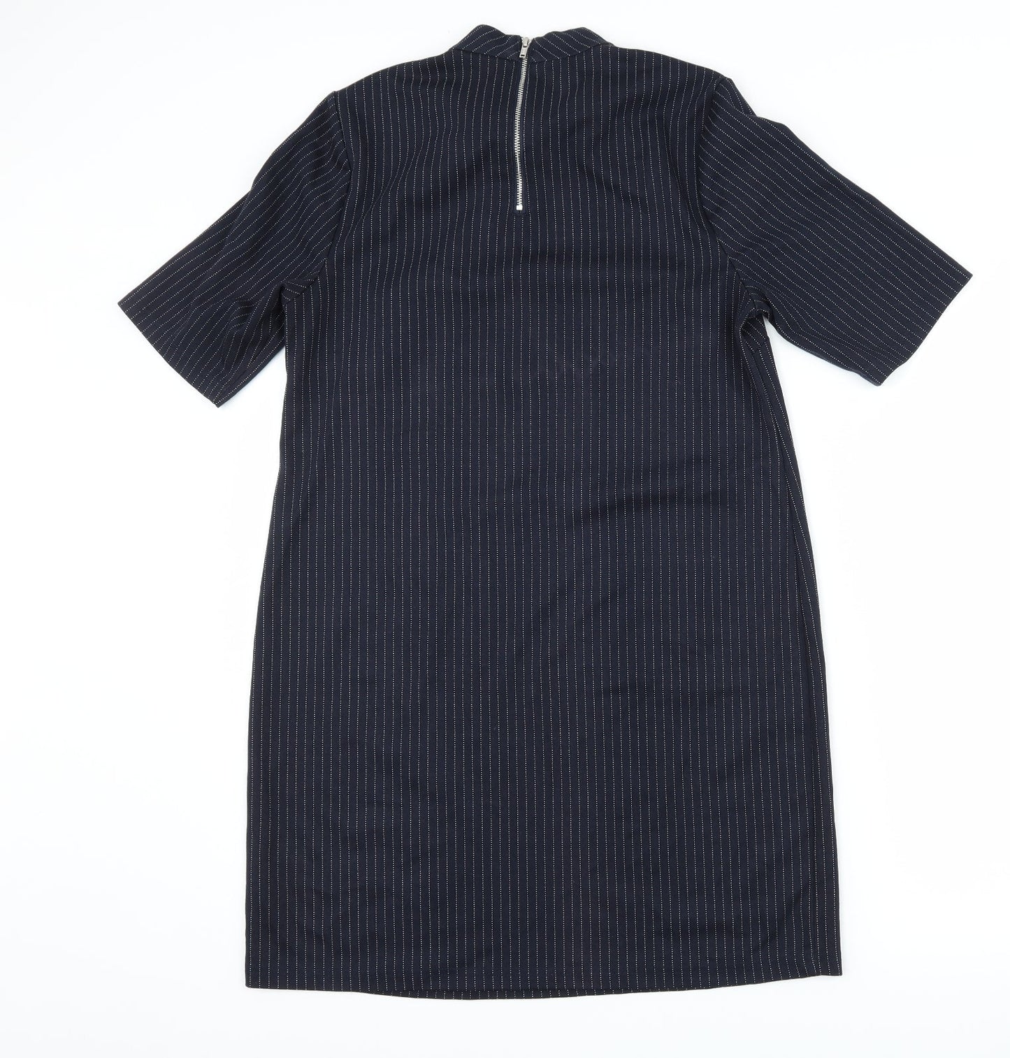 New Look Womens Blue Striped  Shift  Size 10