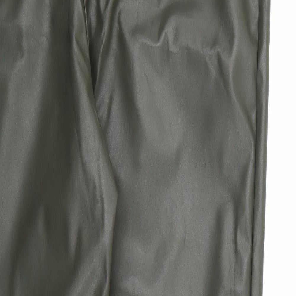 PRETTYLITTLETHING Womens Green   Trousers  Size 12 L30 in