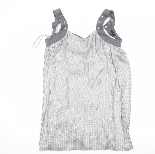 Full Circle Womens Grey   Tank Dress  Size 10