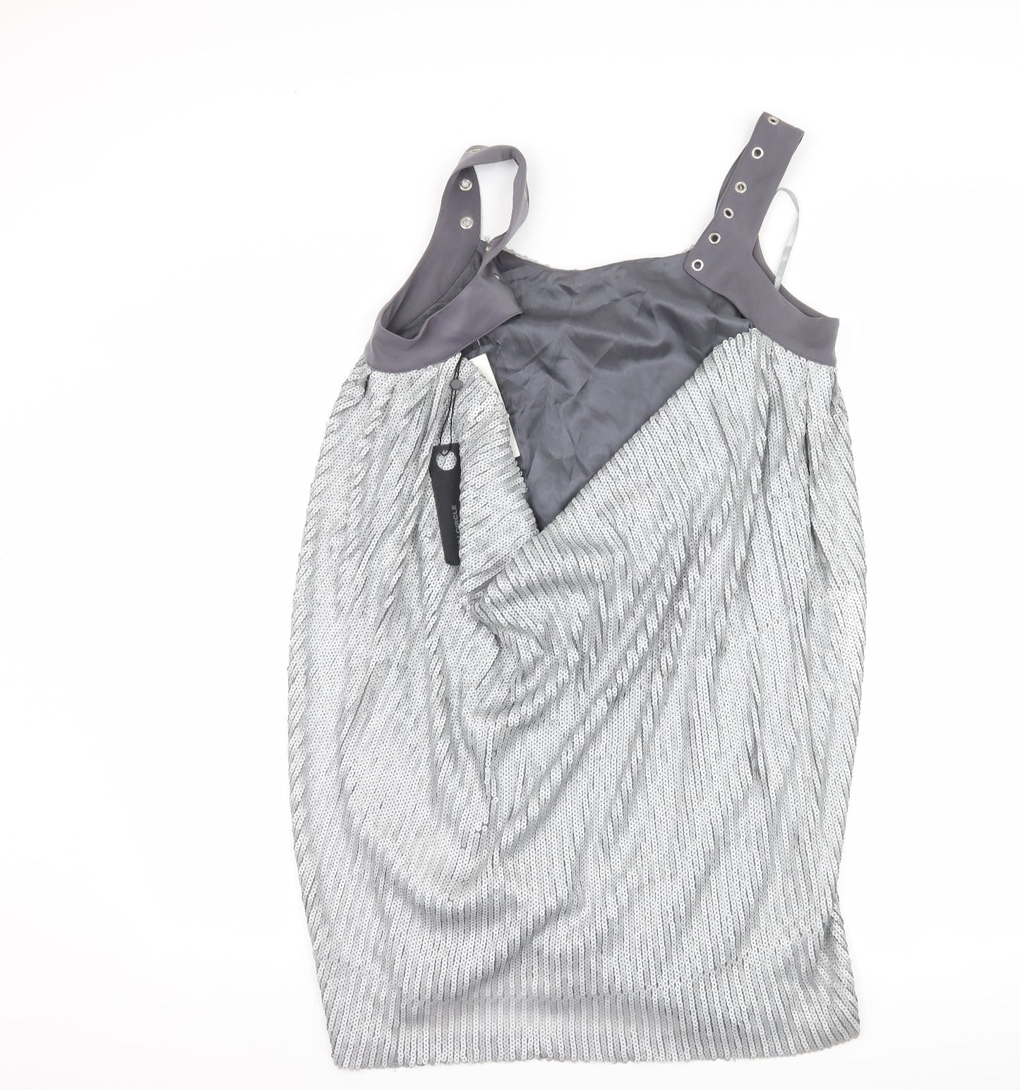 Full Circle Womens Grey   Tank Dress  Size 10
