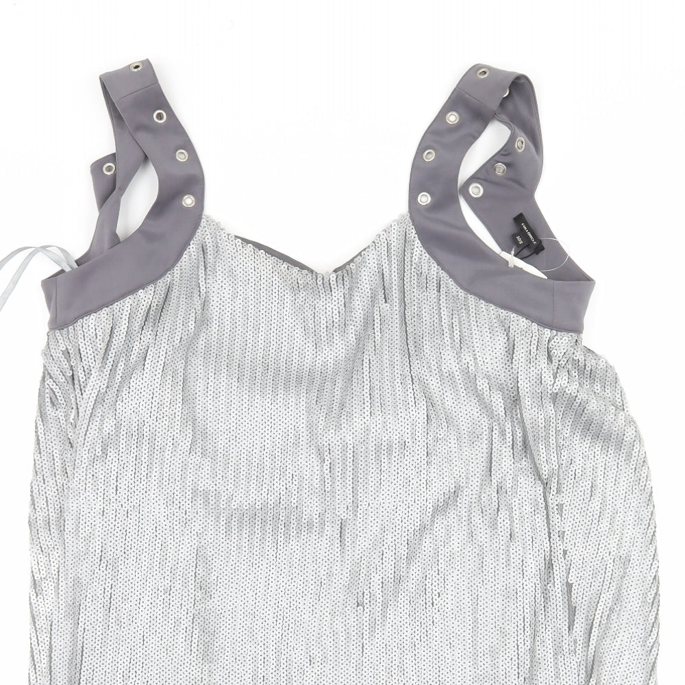 Full Circle Womens Grey   Tank Dress  Size 10