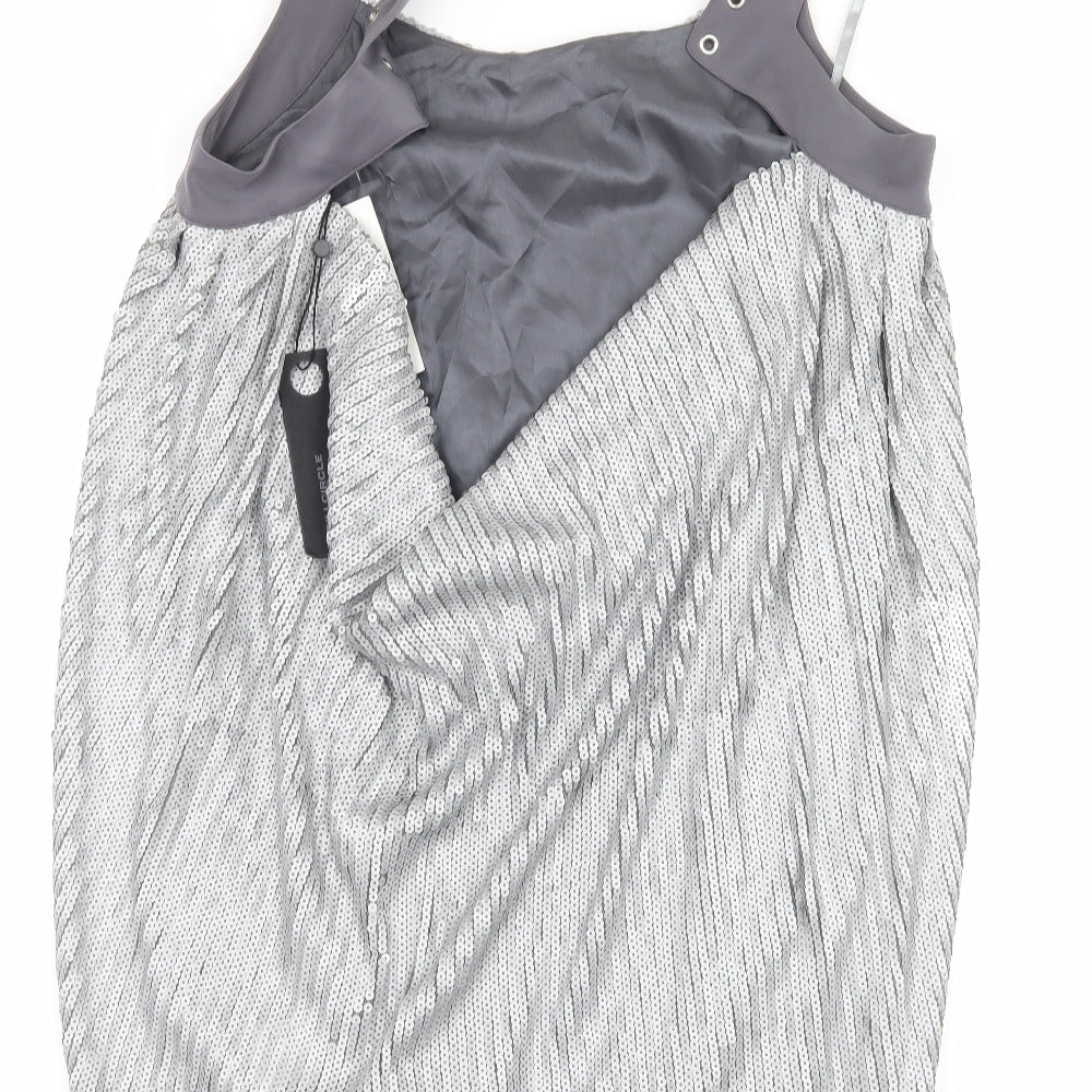 Full Circle Womens Grey   Tank Dress  Size 10