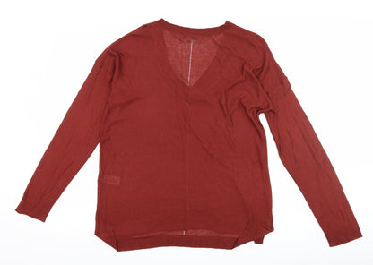 Back view of Next women’s brown jumper, size UK 14