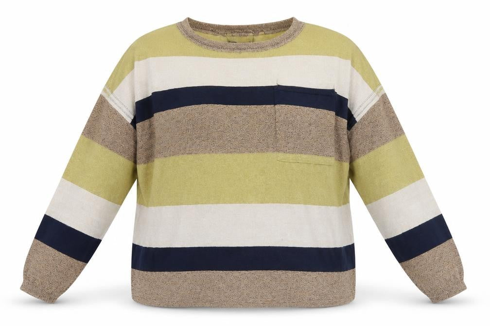 NEXT Womens Brown Striped  Pullover Jumper Size 16