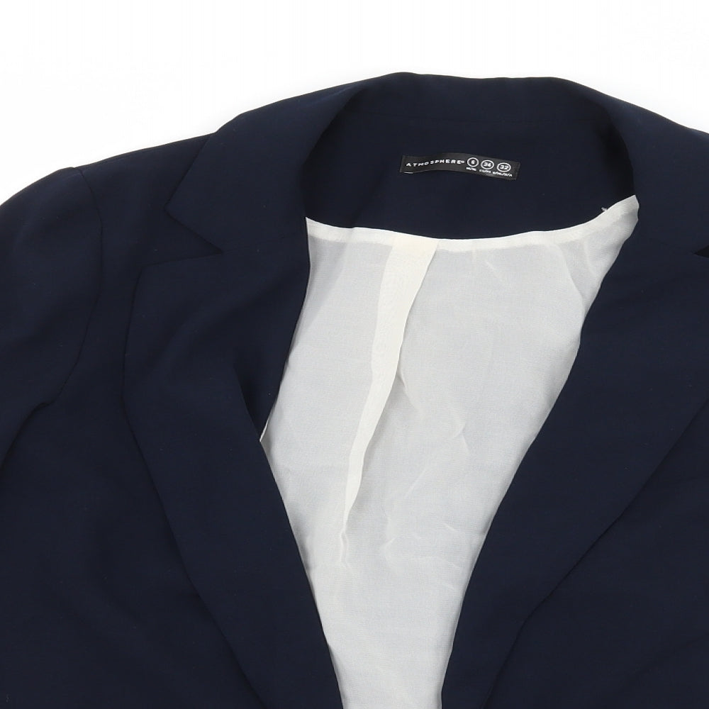 Atmosphere Womens Blue   Jacket Blazer Size 6