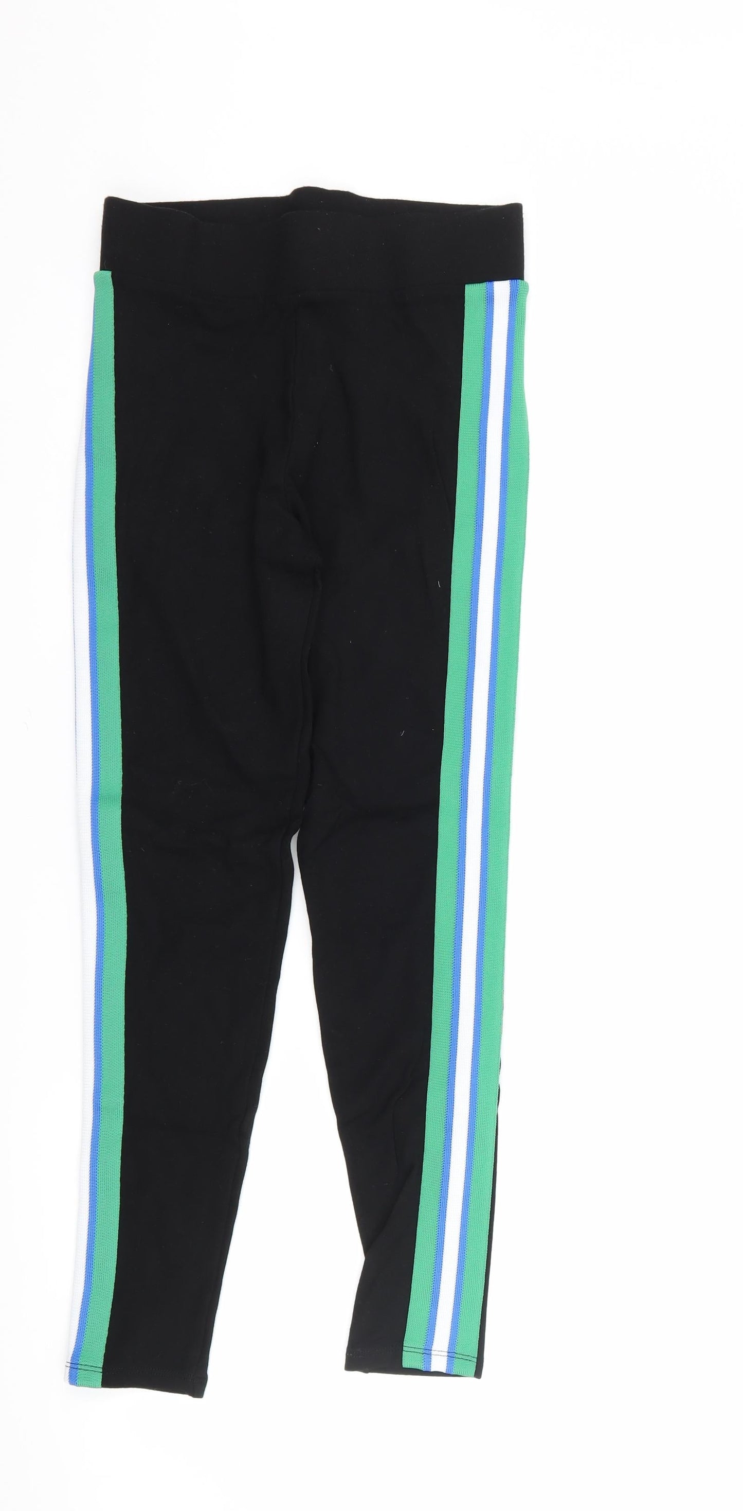 Marks and Spencer Womens Black   Capri Leggings Size 8 L25 in