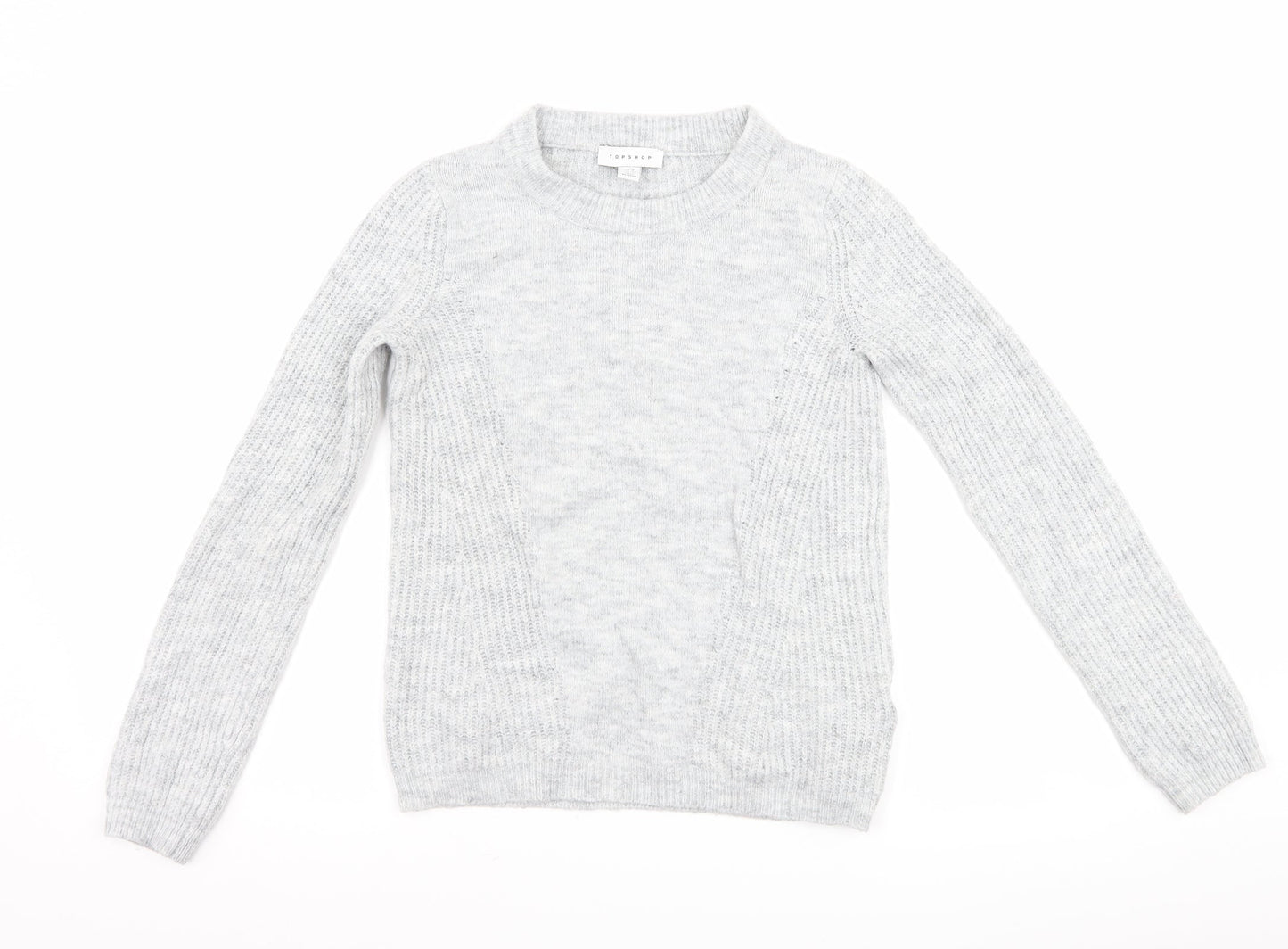 Topshop Womens Grey   Pullover Jumper Size 4