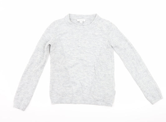 Topshop Womens Grey   Pullover Jumper Size 4