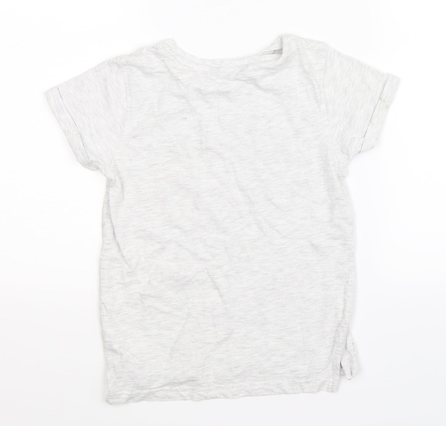 George Boys Grey   Basic T-Shirt Size 6-7 Years  - athletic