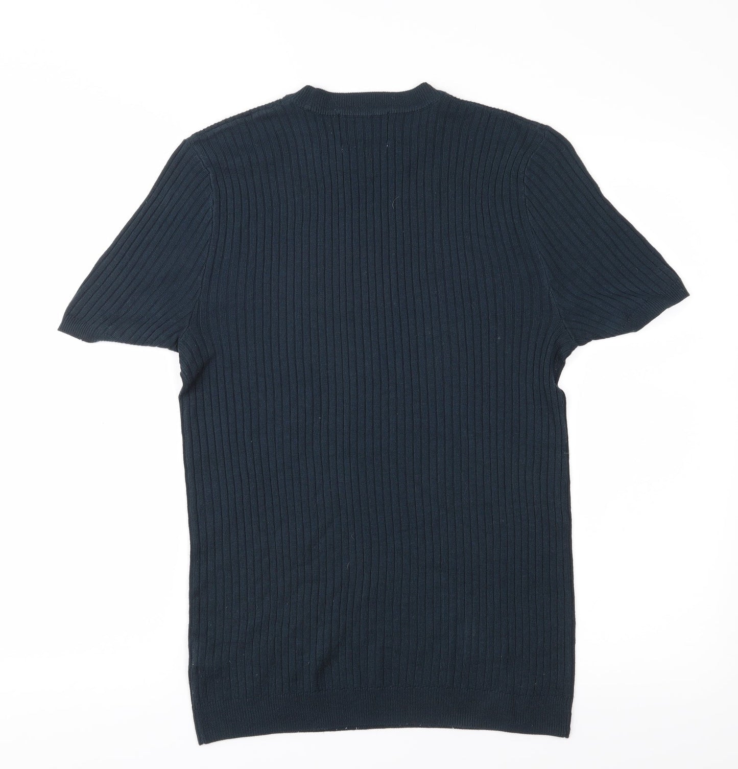 Topman Mens Blue  Knit Pullover Jumper Size M