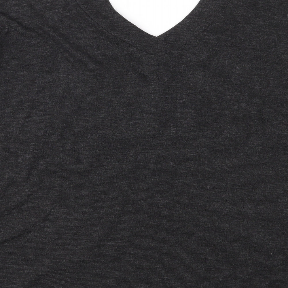 Atmosphere Womens Grey  Jersey Basic Blouse Size 6