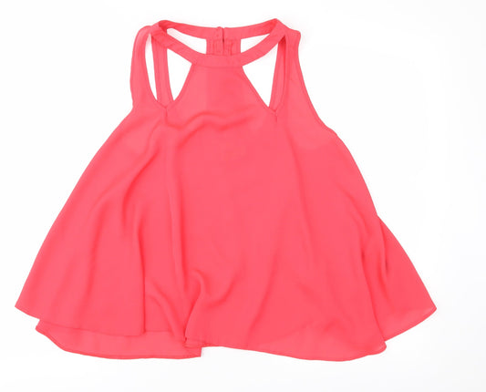 ASOS Womens Pink   Basic Blouse Size 10