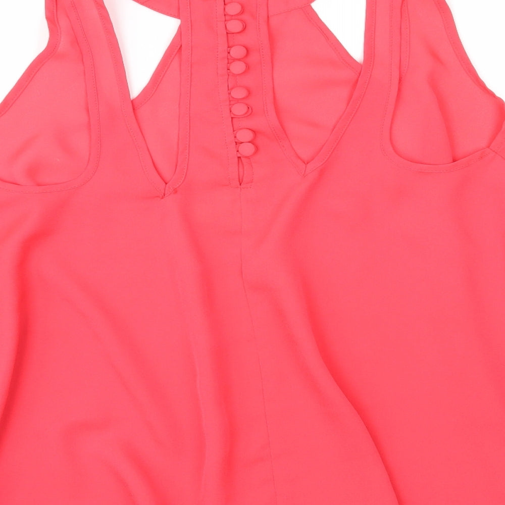 ASOS Womens Pink   Basic Blouse Size 10