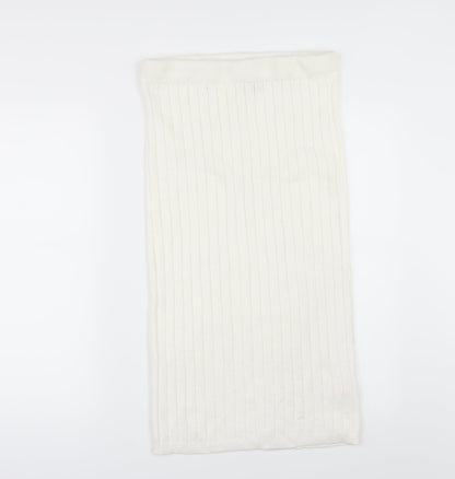 Front view of Primark women’s ivory maxi skirt, size S