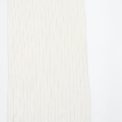 Brand and care label for Primark women’s ivory maxi skirt, size S