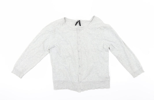 Primark Womens Grey   Cardigan Jumper Size 16
