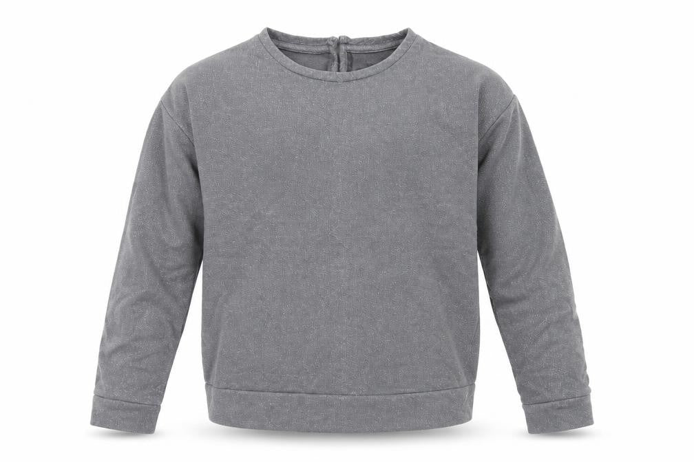 TU Girls Silver   Pullover Sweatshirt Size 14 Years