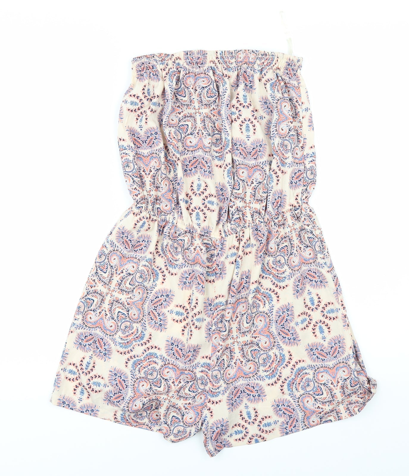 Primark Womens Pink Geometric  Playsuit One-Piece
