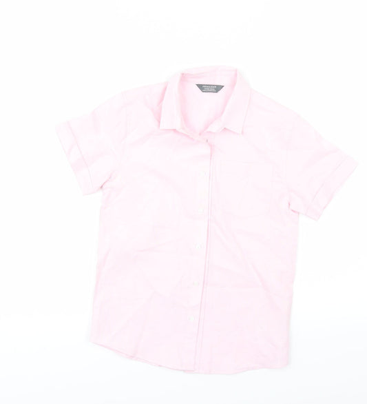 Primark Boys Pink   Basic Button-Up Size 7-8 Years
