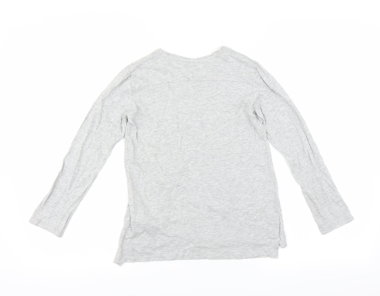 Zara Girls Grey   Basic T-Shirt Size 8 Years