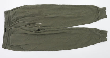 Front view of Next men’s gold jegging trousers, size S, 27-inch leg