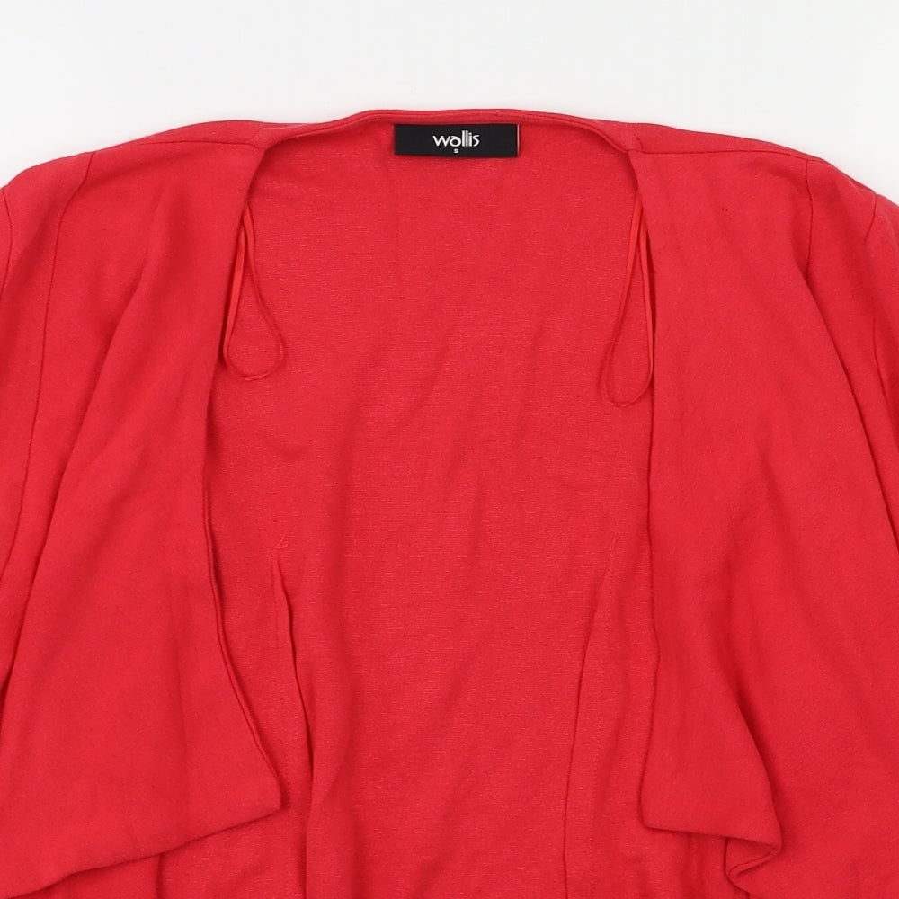 Wallis Womens Red   Cardigan Jumper Size S
