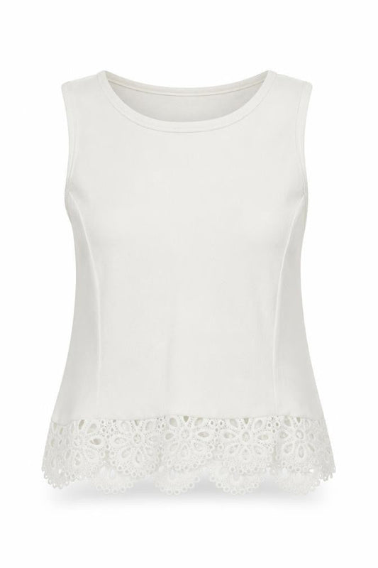 Boohoo Womens White Floral  Basic T-Shirt Size 6
