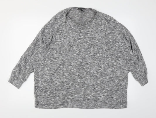 New Look Womens Grey   Pullover Jumper Size M