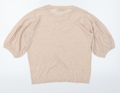 Back view of Next women’s pink jumper, size UK 8