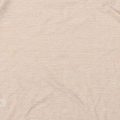 Brand and care label for Next women’s pink jumper, size UK 8