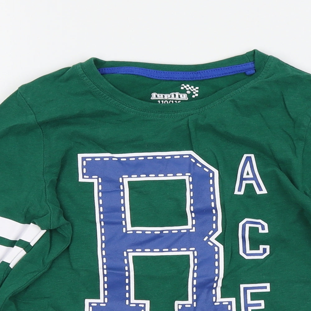 Lupilu Boys Green   Basic T-Shirt Size 4 Years