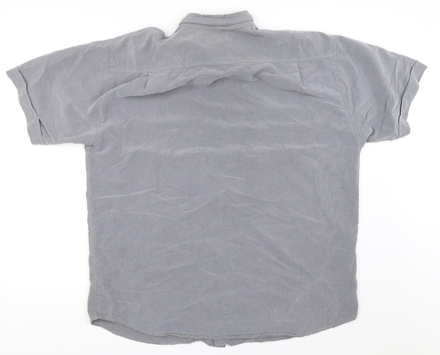 Berkertex Mens Grey    Button-Up Size L