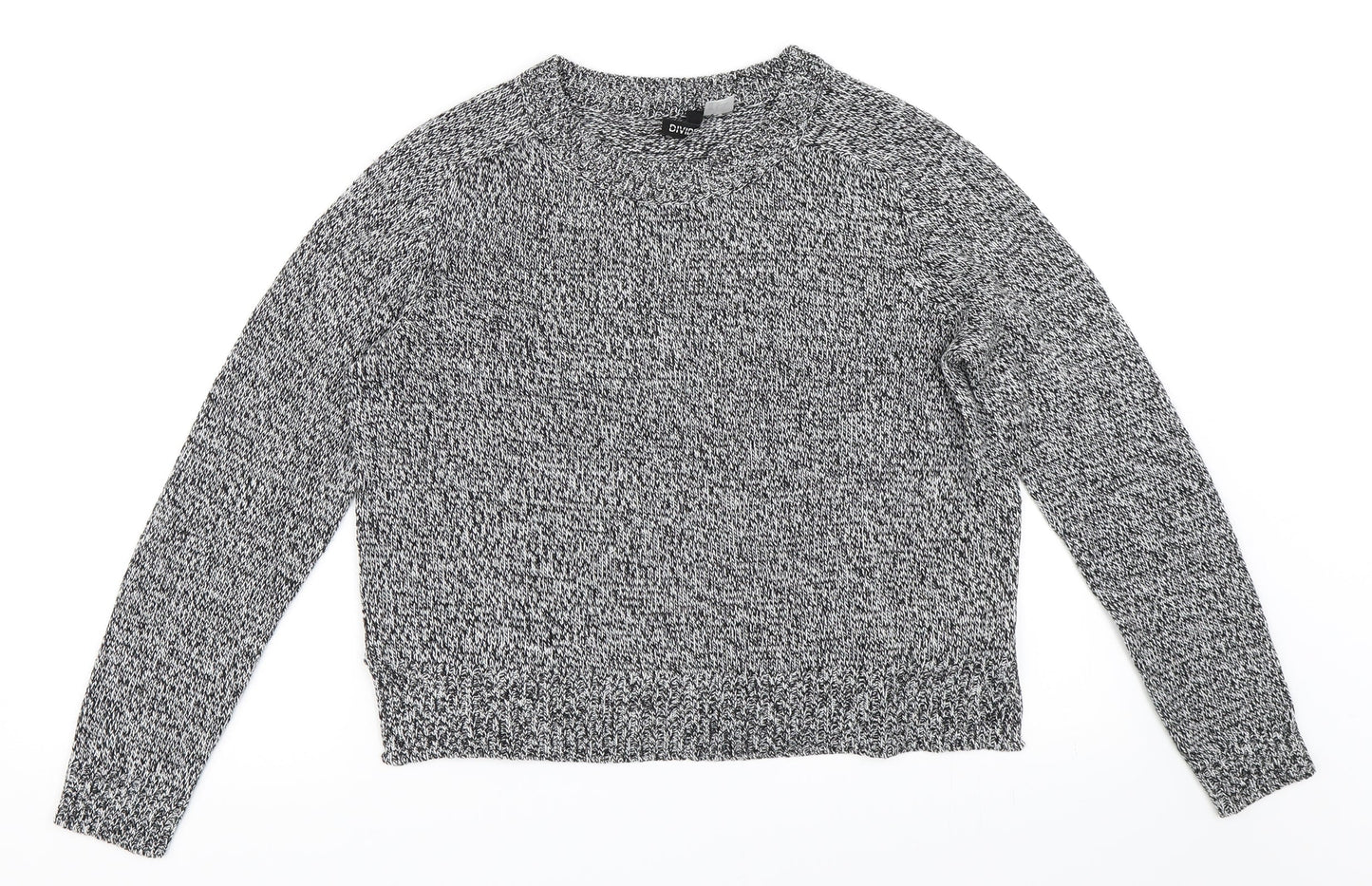 H&M Womens Black   Pullover Jumper Size S
