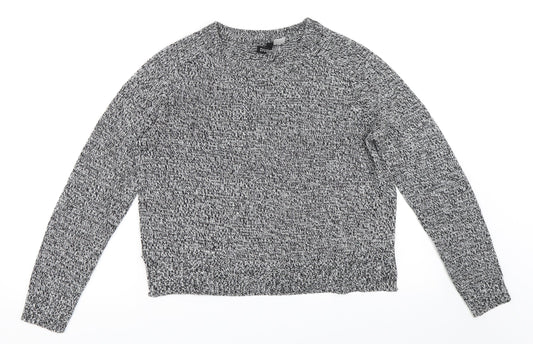 H&M Womens Black   Pullover Jumper Size S