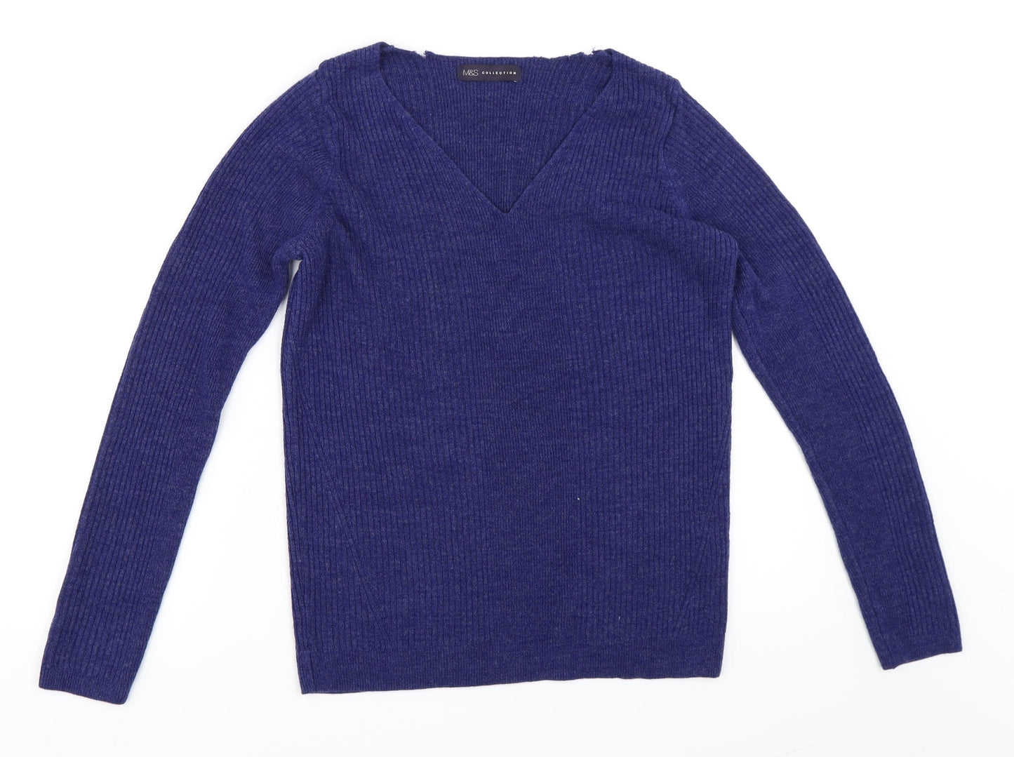Marks and Spencer Womens Blue   Pullover Jumper Size 10
