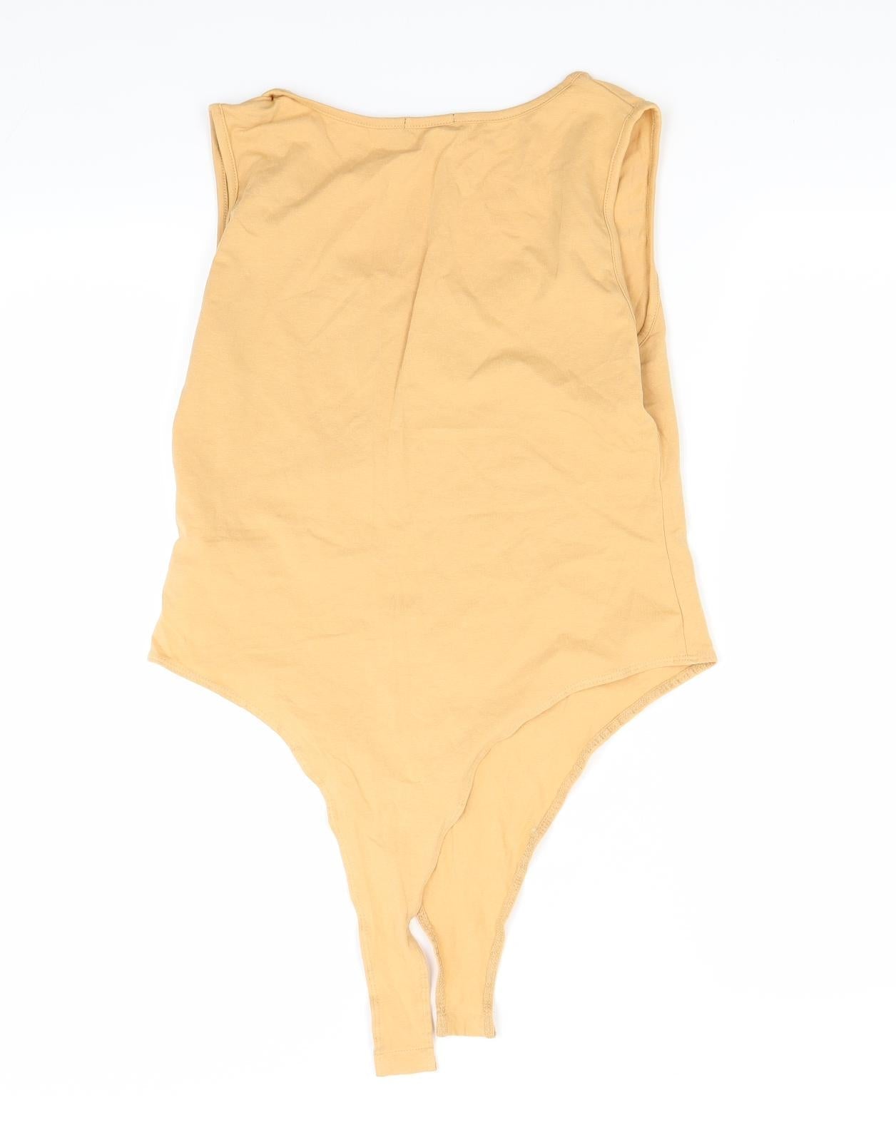 Boohoo Womens Orange   Basic Tank Size 14