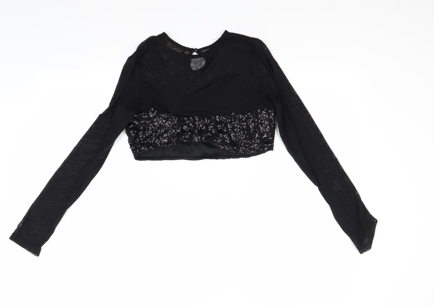 Freesia Womens Black   Camisole Blouse Size M