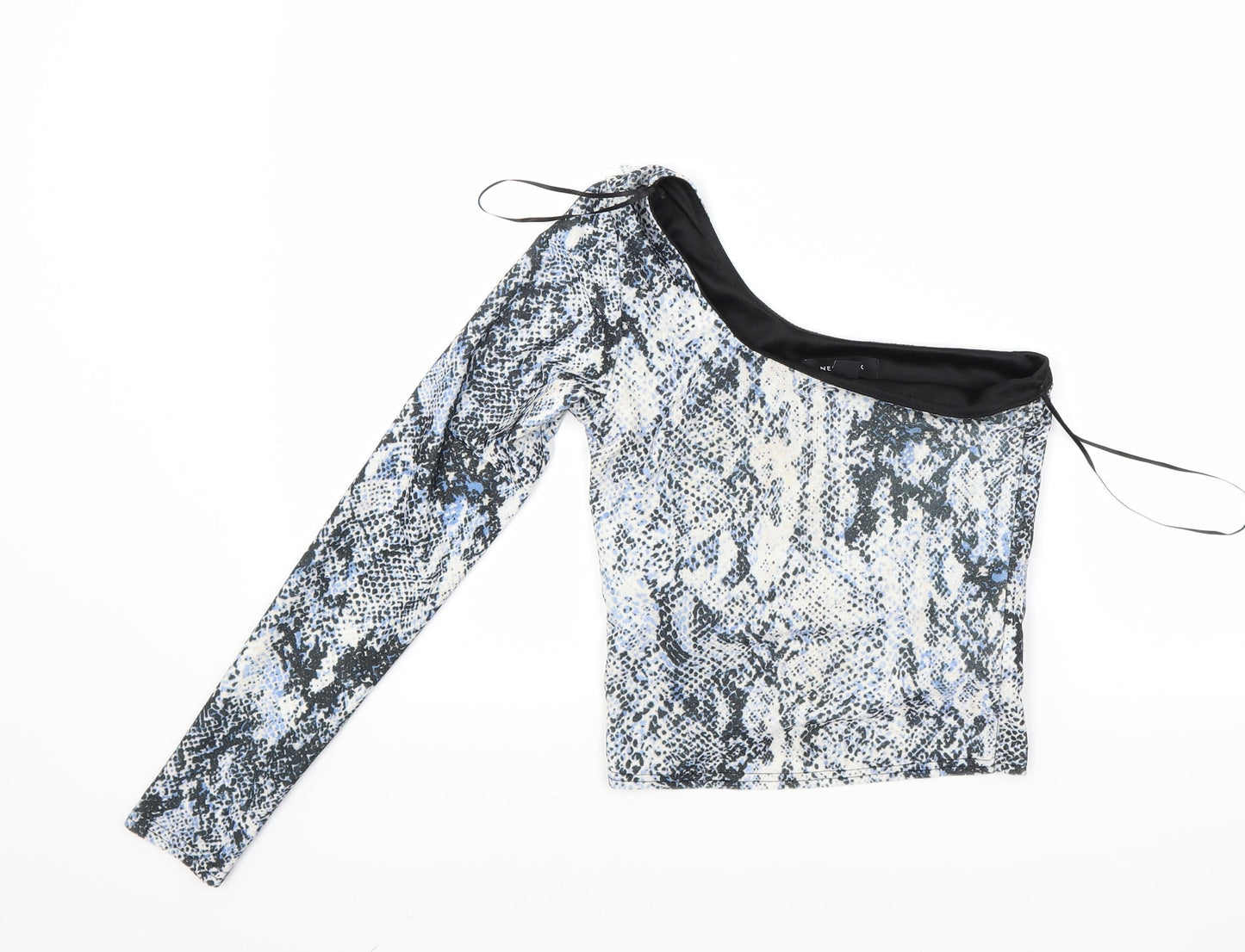 New Look Womens Multicoloured   Cropped Blouse Size 8