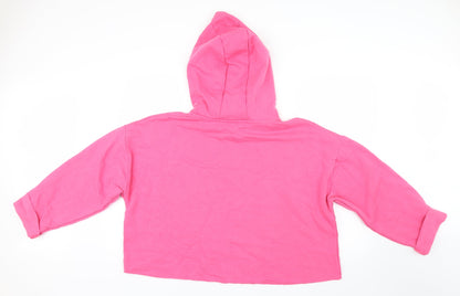 Back view of George women’s pink pullover hoodie, size XL