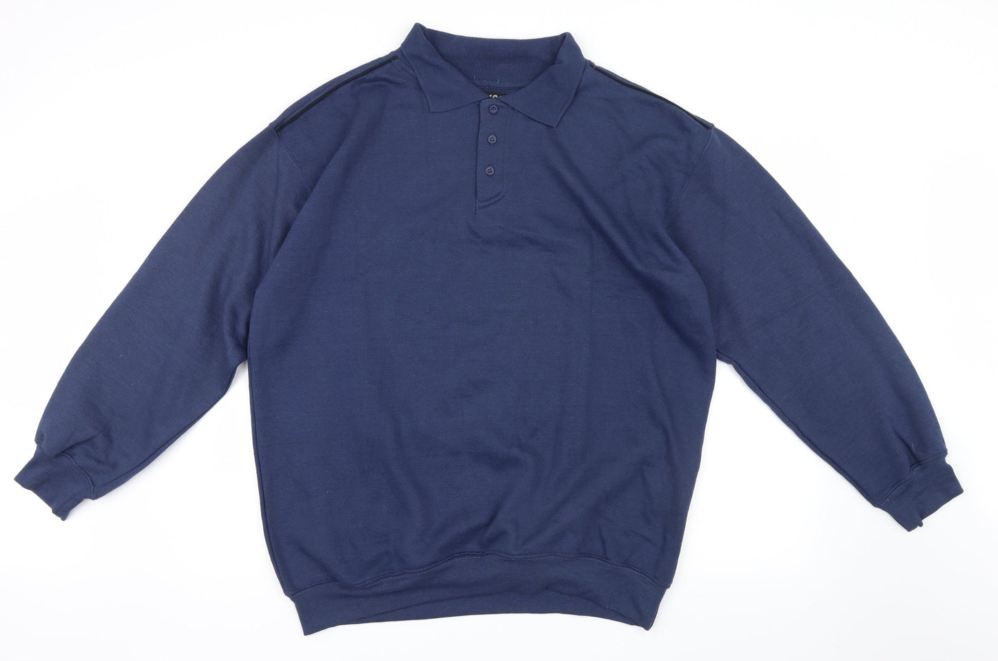 Basics Mens Blue   Pullover Jumper Size XL