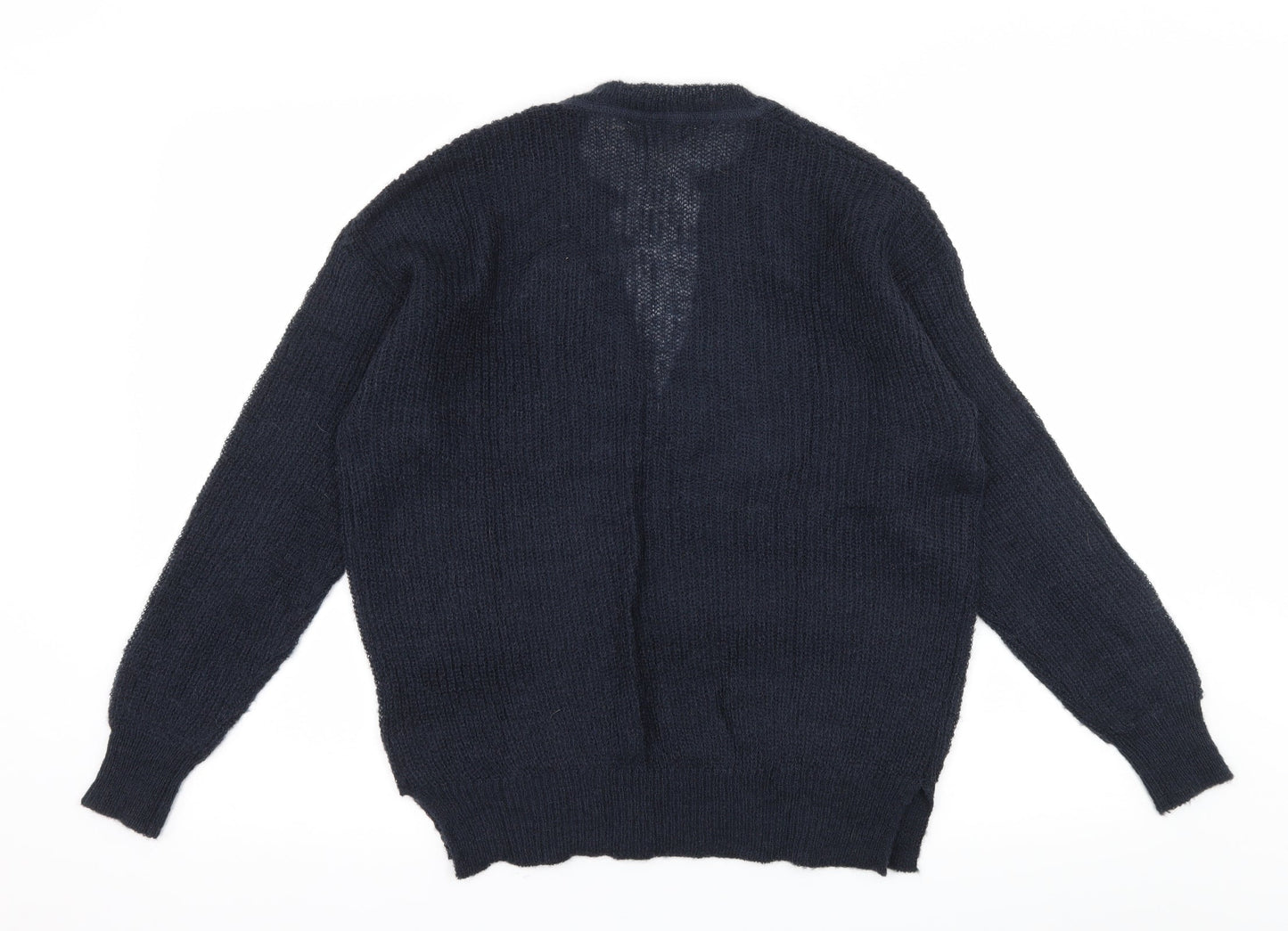 H&M Womens Blue  Knit Pullover Jumper Size XS
